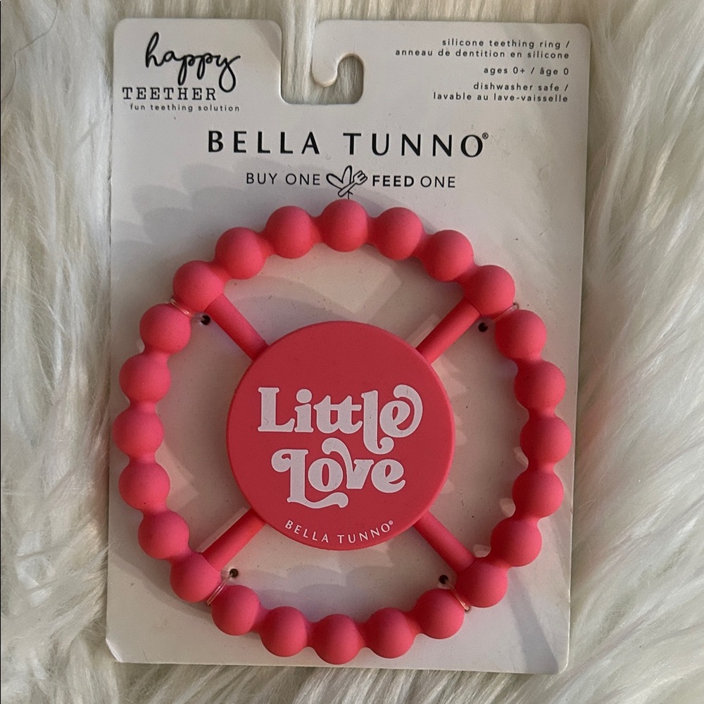 Bella Tunno Little Love Teething Ring - Pink